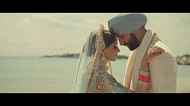 Видеограф Panos Karachristos, Афины, Греция - Rubina & Gurpreet - An Indian Wedding in Athens, Greece, аэросъёмка, свадьба