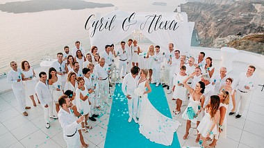 来自 基辅, 乌克兰 的摄像师 Vladimir Riabovol - Cyril & Alexa Santorini Wedding, drone-video, event, musical video, wedding