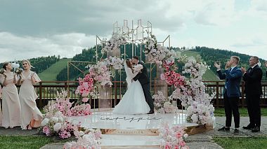 Videografo Volodymyr Kozubskyi da Parigi, Francia - Yaroslav & Anastasiya. RADISSON Blu. BUKOVEL, wedding