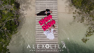 Видеограф Felipe Figueroa, Валенсия, Венесуэла - Lila & Alex @ Inicio de La Doble Felicidad, аэросъёмка, лавстори, свадьба, событие, юбилей