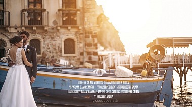Видеограф Giuseppe Galatà, Рим, Италия - Jurika & Domenico Wedding Trailer, аэросъёмка, лавстори, репортаж, свадьба