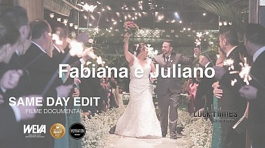 Videographer Luck Filmes from Sorocaba, Brasilien - Same Day Edit - Fabiana e Juliano, SDE, wedding