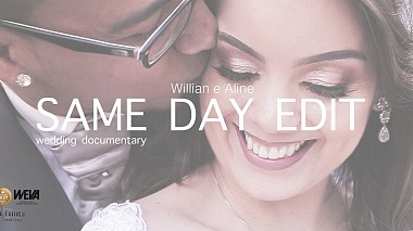 Videographer Luck Filmes from Sorocaba, Brazílie - O Sonho - Same Day Edit - Aline e Willian, SDE, wedding