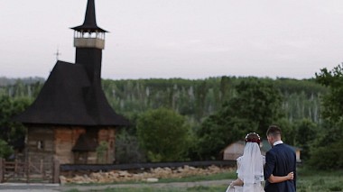 Видеограф Vladimir Leahovici, Бельцы, Молдова - Arina & Alexander Wedding Clip, аэросъёмка, лавстори, свадьба