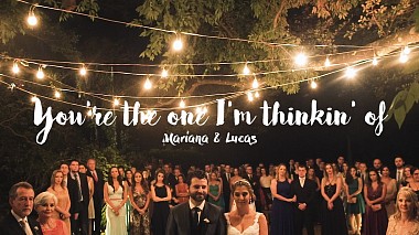 Βιντεογράφος Lumien  Films από Σάντα Μαρία, Βραζιλία - Wedding Film -You're the one I'm thinking of [Mariana & Lucas], wedding
