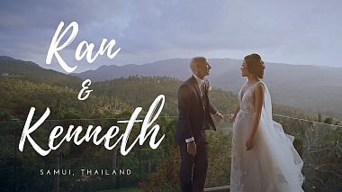 Видеограф KORO FILMS, Бангкок, Таиланд - The Wedding of Ran & Kenneth at Praana Residence - Panacea Reatreat | Koh Samui, Thailand, свадьба