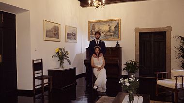 Barselona, İspanya'dan La Vie en Film kameraman - Eva and Fran Palace of Agüera, Spain, drone video, düğün
