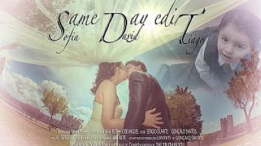 Видеограф Sergio Duarte, Коимбра, Португалия - Tiago, Sofia &amp; David - The Same Day Edit, wedding