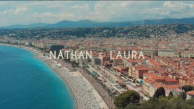 Βιντεογράφος Luciano Di Lascio από Positano, Ιταλία - Wedding Trailer | Nathan & Laura | Nice | Coté D’Azur, drone-video, wedding