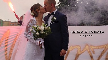 Видеограф playcam studio, Вроцлав, Полша - Alicja & Tomasz - wedding trailer, wedding