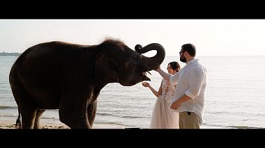 来自 明思克, 白俄罗斯 的摄像师 Dima Lobach - Roma&Olesya - Thailand, wedding