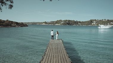 Видеограф Dimitris Kanavos, Атина, Гърция - Wedding in Spetses | Zogeria beach, drone-video, wedding