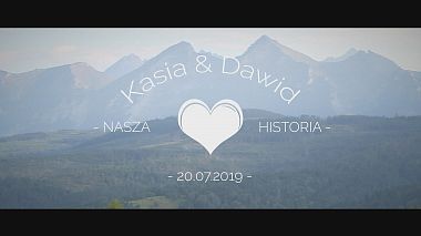 来自 塔尔努夫, 波兰 的摄像师 Mateusz Papuga - Kasia & Dawid - Trailer, invitation, showreel, wedding
