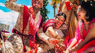Видеограф Danny Carvajal, Куернавака, Мексико - Dharam & Shreya (Wedding Highlights), wedding