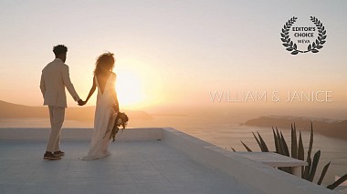 Videógrafo Anthony Venitis de Atenas, Grecia - From New York to Santorini // Elopement - William & Janice - Kapari Natural Resort Santorini, wedding