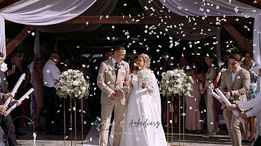 Videographer Love Way Studio from Kielce, Poland - Sylwia & Arkadiusz | Piękny ślub plenerowy z rodziną i przyjaciółmi | Wywiady z gośćmi, reporting, wedding