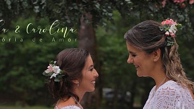 Видеограф Rafael Fernandes, Рио-де-Жанейро, Бразилия - Carla & Carol - Amor na Chuva, аэросъёмка, лавстори, свадьба, событие
