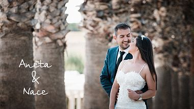 Видеограф Aleksandar Trajkov, Струмица, Северная Македония - Sea Love- Aneta & Nace, аэросъёмка, свадьба