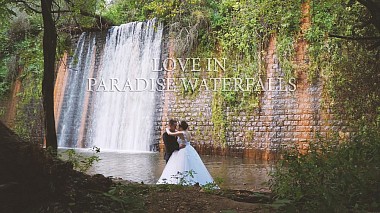 Filmowiec Borcho Jovanchevski z Skopje, Macedonia Północna - Love in Paradise Waterfalls - Julia & Kristijan, drone-video, wedding
