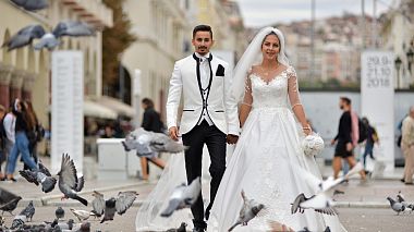 Videografo Borcho Jovanchevski da Skopje, Macedonia del Nord - LOVE STORY - Nina & Martin, wedding