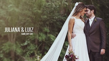 来自 圣保罗, 巴西 的摄像师 Ateliê Filmes - Same Day Edit - Juliana e Luiz - Fazenda Vila Rica, SDE, drone-video, wedding