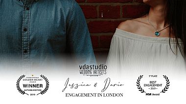 Videógrafo Valerio D’Andrassi de Roma, Itália - Jessica & Dario - Engagement in London, engagement, wedding