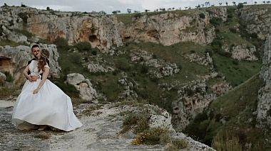 Filmowiec Giuseppe losignore z Matera, Włochy - Aurore e Arcangelo, engagement