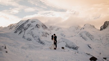 Videografo Daniel A da Darlington, Regno Unito - Timmie + Calvin // Zermatt, Switzerland, drone-video, wedding