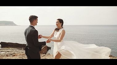 Videographer Lenny Pellico from Bologna, Italy - Wedding film at Cala Xuclar, Ibiza, event, wedding