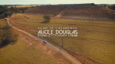 Видеограф WAGNER  BORN, Вотупоранга, Бразилия - Casamento de Alice + Douglas, свадьба