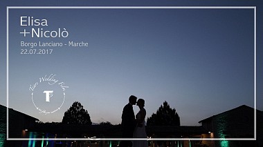 Videograf Tears Wedding Film din Pesaro, Italia - Elisa & Ncolò :: Wedding in Borgo Lanciano (MC) :: Tears Wedding Film, SDE, eveniment, filmare cu drona, logodna, nunta
