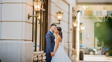 Видеограф David  Salebe, Вашингтон, США - The Fairmont Hotel DC wedding of Zoe & Kevin, аэросъёмка, лавстори, свадьба, шоурил