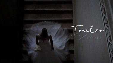 Видеограф Balázs Jánk, Будапешт, Венгрия - Réka + Attila // Wedding Trailer, аэросъёмка, свадьба