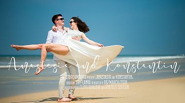 Відеограф UNIFILMS.PRO, Москва, Росія - Anastasia and Konstantin, lovestory in Sri-lanka, drone-video, wedding
