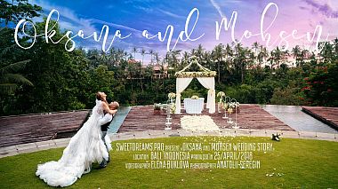 Видеограф Elena Buklova, Москва, Россия - Oksana Mohsen wedding clip, Bali, аэросъёмка, свадьба