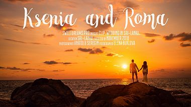 Відеограф UNIFILMS.PRO, Москва, Росія - Ksenia and Roma, Sri-lanka Wedding, drone-video, wedding