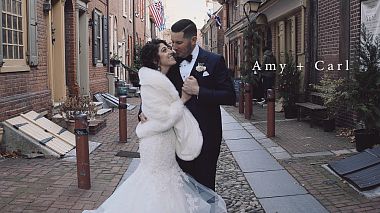 Видеограф Jason Belkov, Филаделфия, Съединени щати - Amy + Carl, engagement, wedding