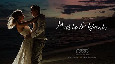 Videógrafo Wedding Films Thailand de Phuket, Tailandia - Maria & Yaniv | Beach Wedding Film, wedding