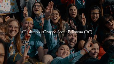 Reggio Calabria, İtalya'dan Alessandro Pecora kameraman - Flash mob - Gruppo Scout Polistena (RC), drone video, etkinlik, raporlama, çocuklar
