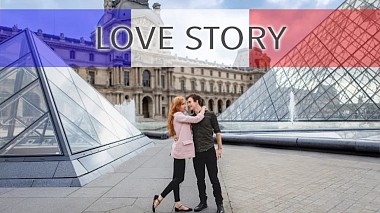 Videógrafo Yevhenii Stoliarchuk de Kiev, Ucrânia - France Love Aaron & Anastasia, engagement