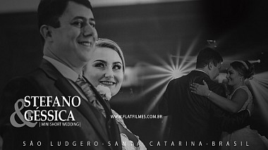 Videographer Flat Film from Florianópolis, Brazil - GÉSSICA & STEFANO |MINISHORT WEDDING|, baby, engagement, wedding