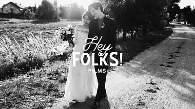 来自 卡托维兹, 波兰 的摄像师 Hey Folks Films - Maya + Boris | Ruchenka Barn Wedding, wedding