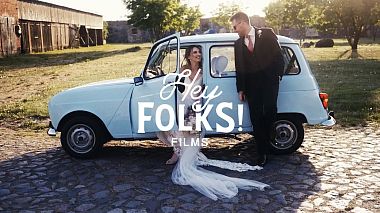 Videografo Hey Folks Films da Katowice, Polonia - Andrew x Magda | Folwark Wasowo, wedding