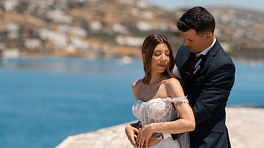 Видеограф Jim Kampolis, Афины, Греция - Paros Wedding, аэросъёмка, лавстори, свадьба, событие